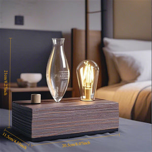 Waterless Pure Essential Oil Diffuser Nebulizer Aromatherapy Diffuser Electric Wooden Glass Home Aroma Essential Diffusers