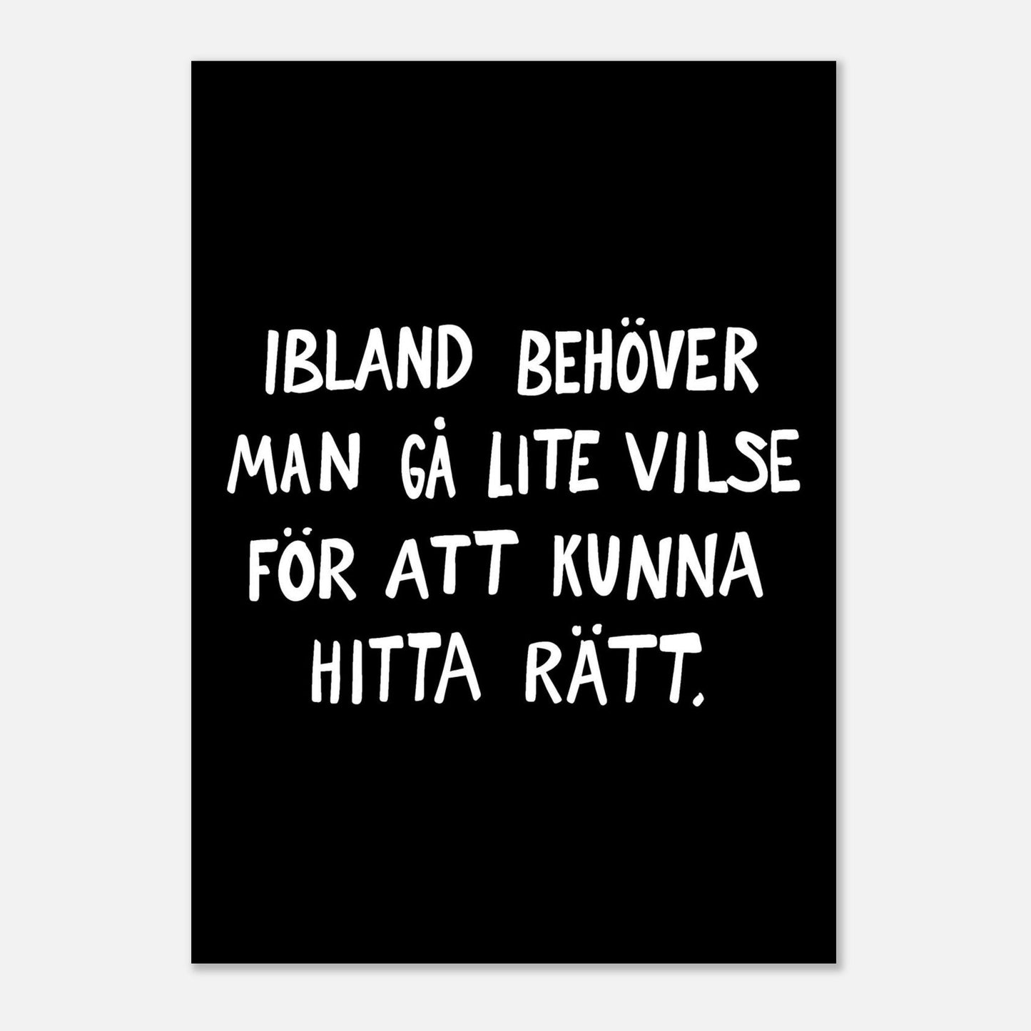 Poster | Gå vilse