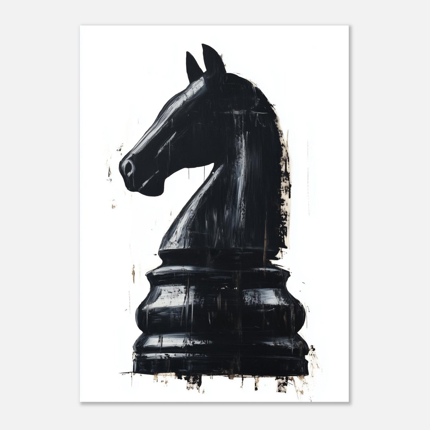 Strategy – Black Horse Art Poster