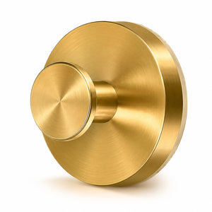 Livnorr stainless steel suction cup hook warm gold studio shot