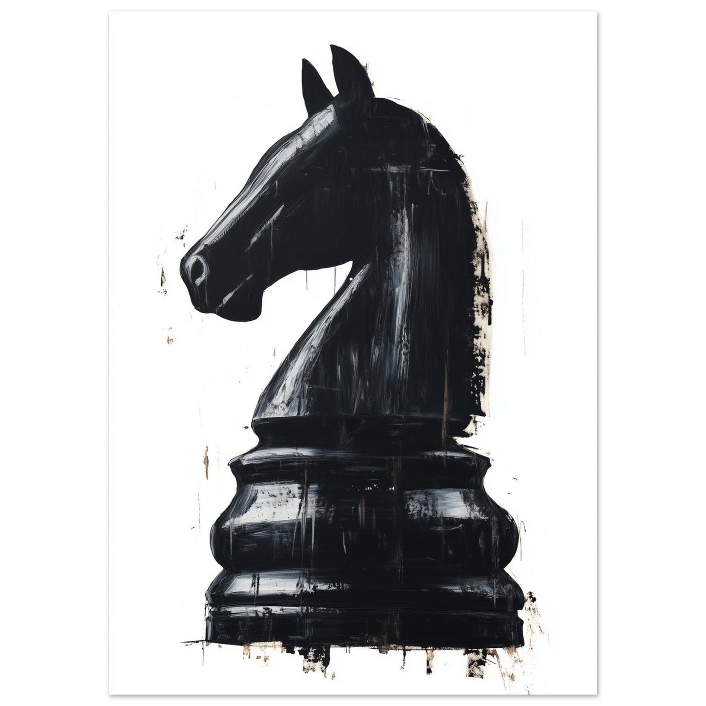 Strategy – Black Horse Art Poster