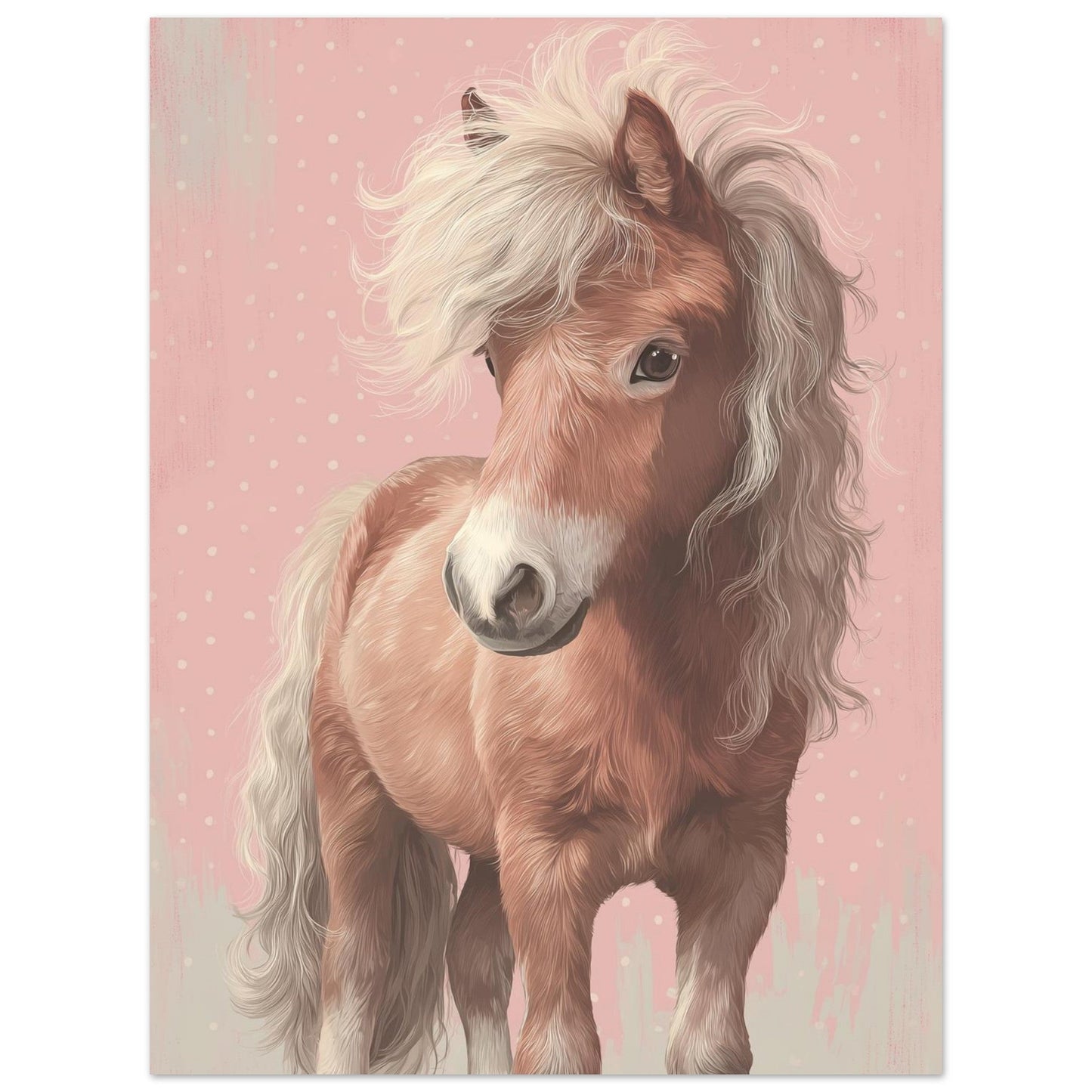 Young Riders - Soft Pony - Horse Art Poster