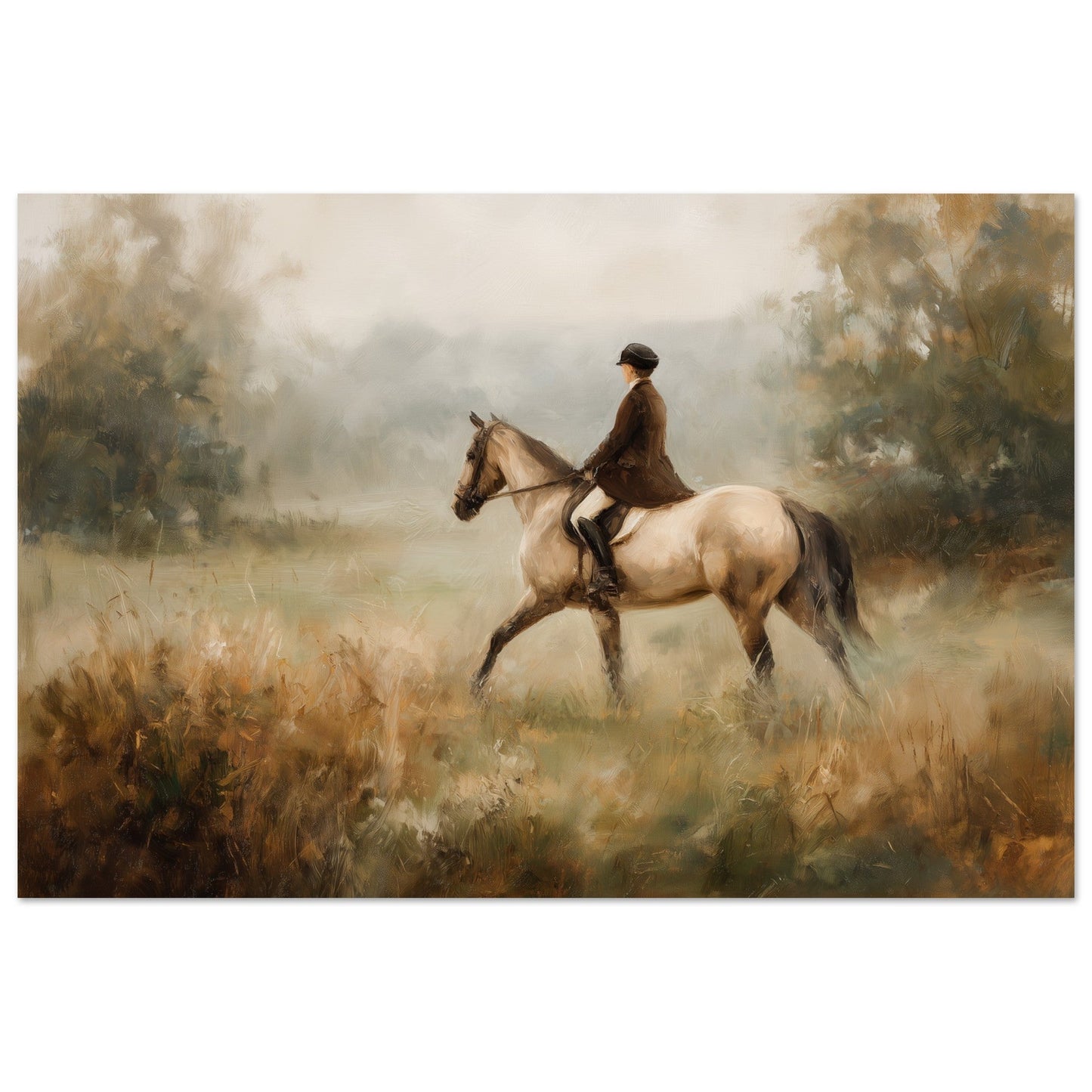 Morgondimman - Horse In Morning Light Art Poster