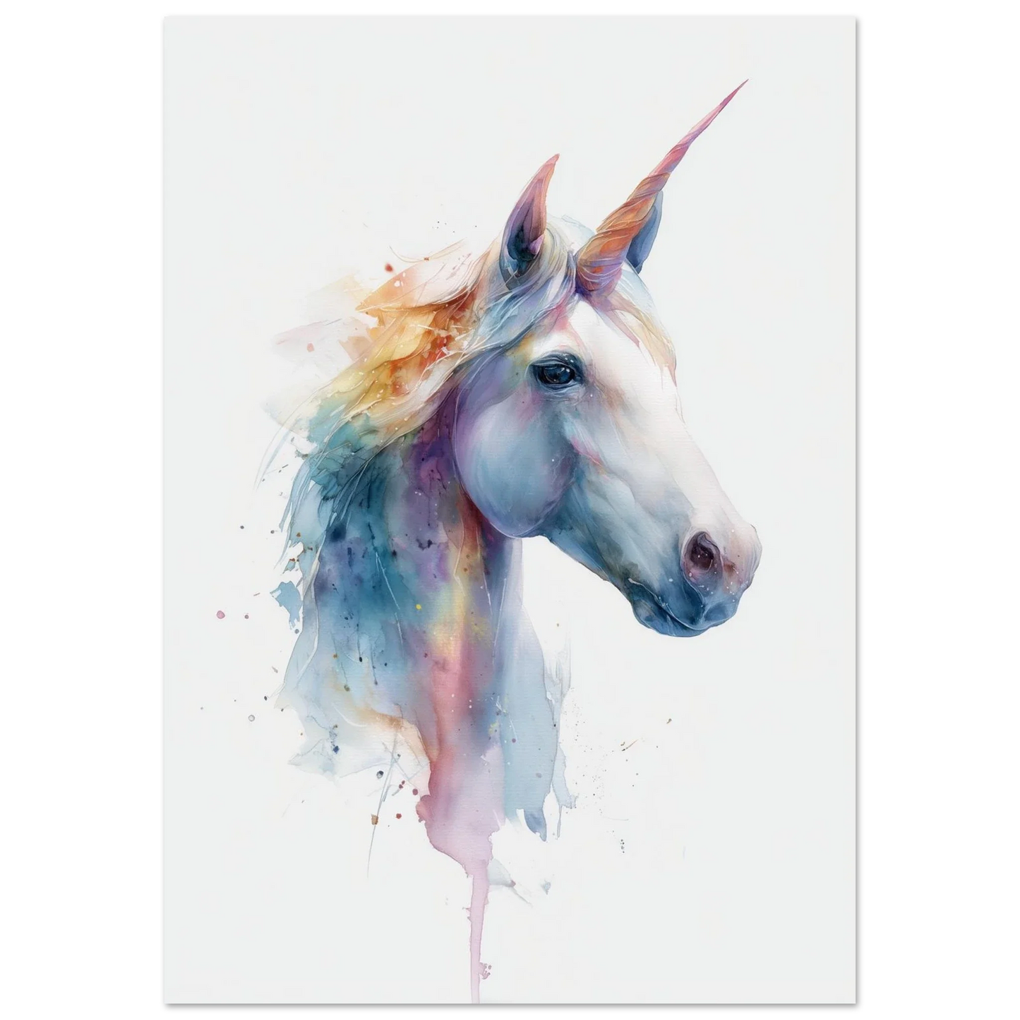 Unicorn - Dreamy Unicorn Art Poster