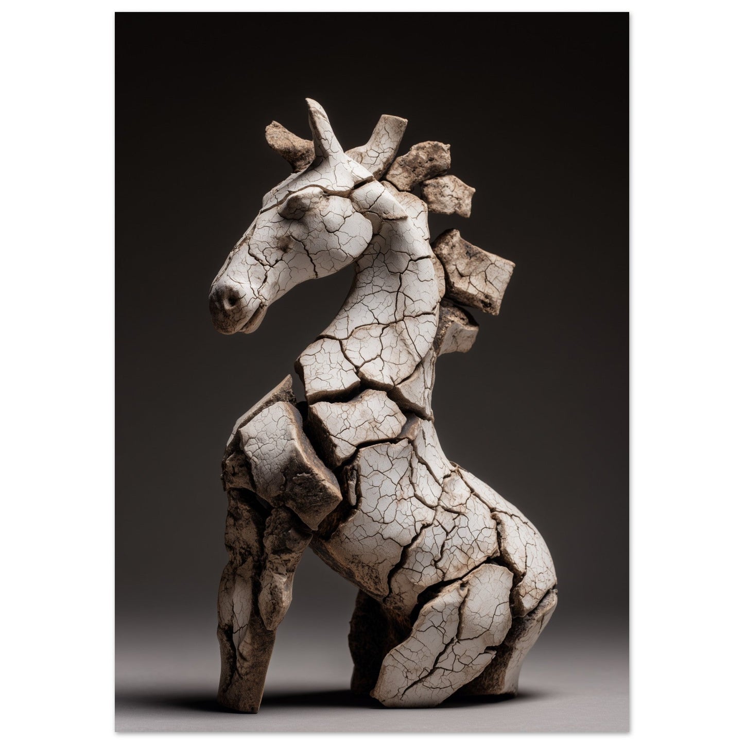 Endurance – Abstract Horse Art Poster