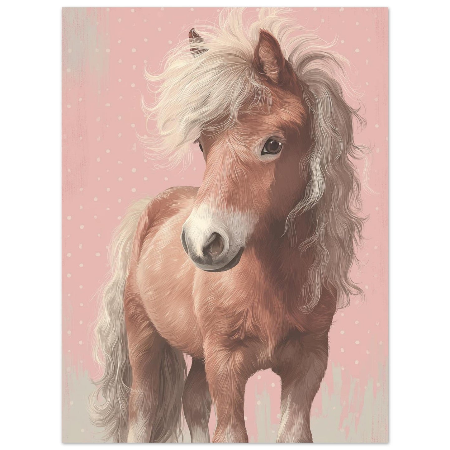 Young Riders - Soft Pony - Horse Art Poster