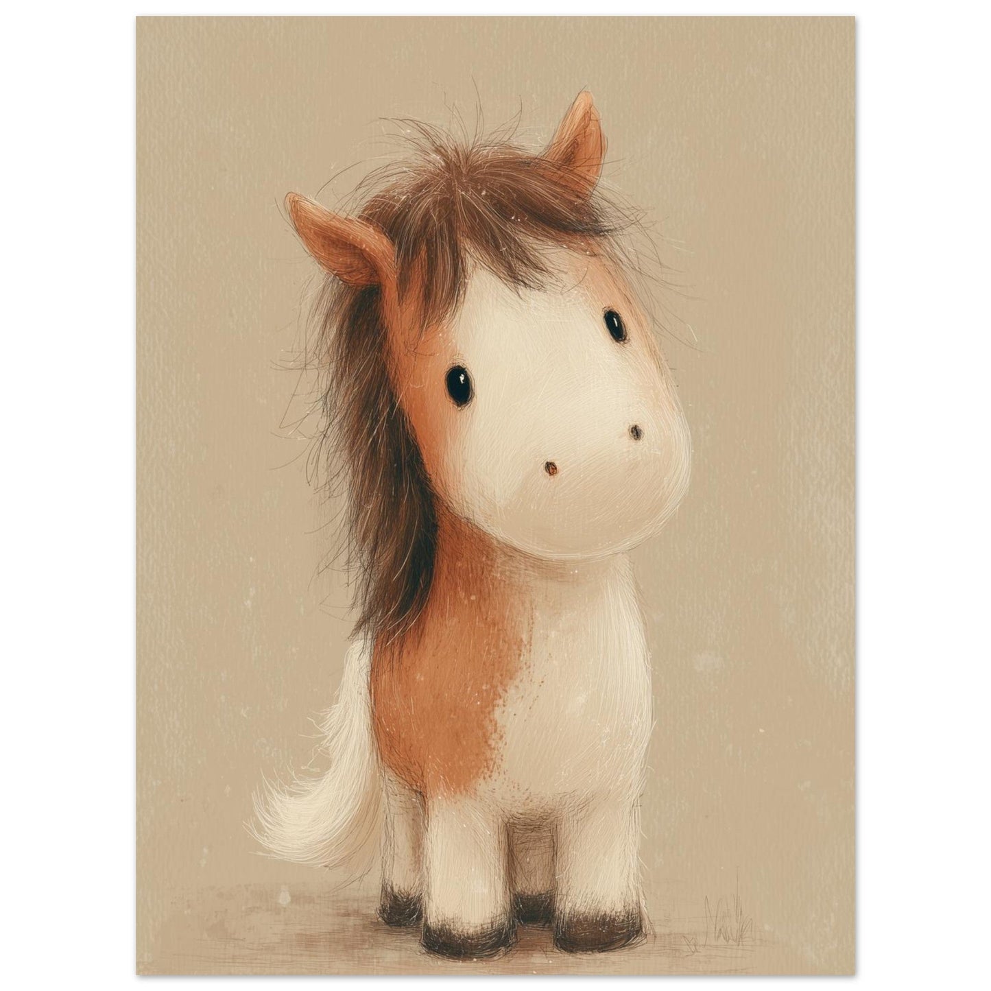 Young Riders - Little Pony - Horse Art Poster