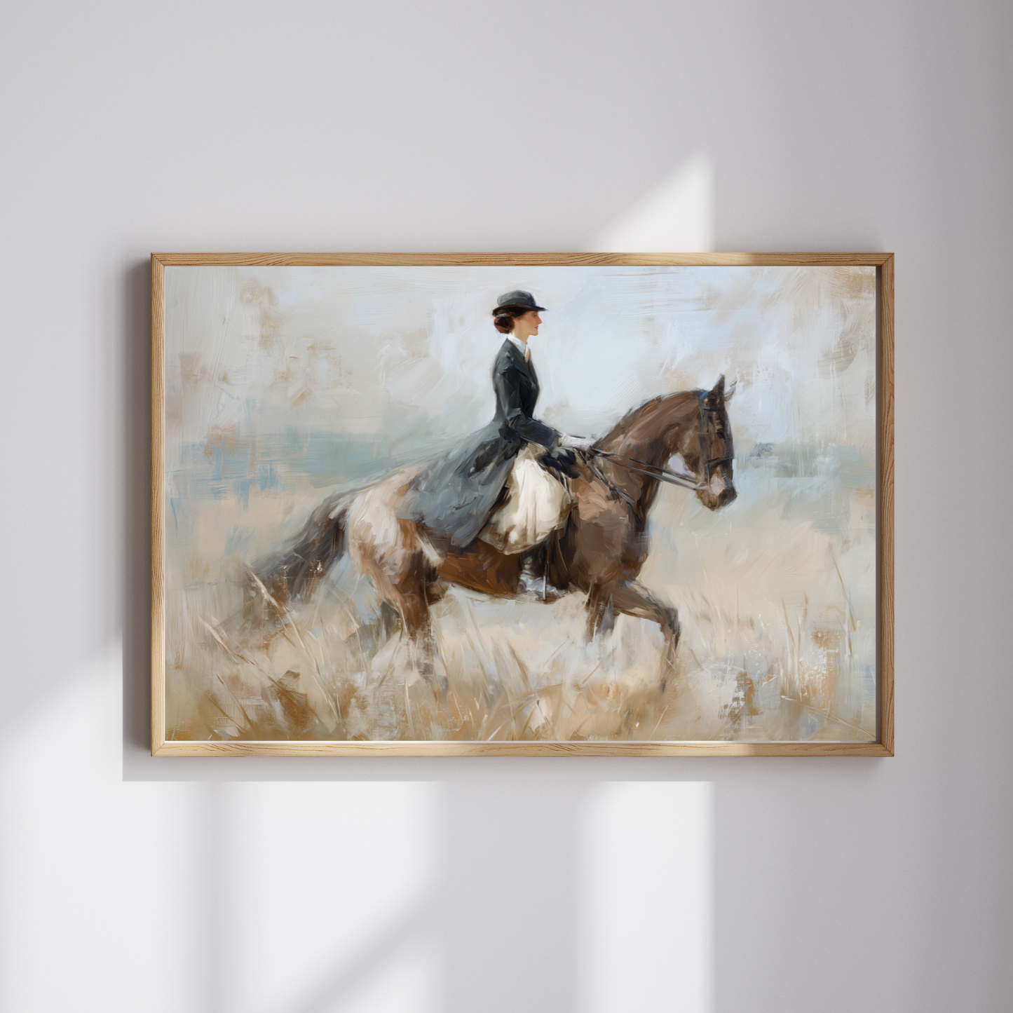 Timeless Ride - Classic Equestrian Art Poster