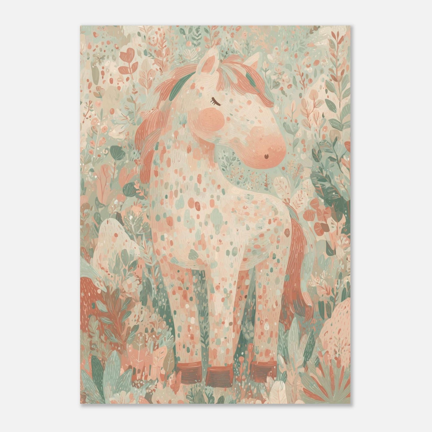 Young Riders - Meadow Pony - Horse Art Poster