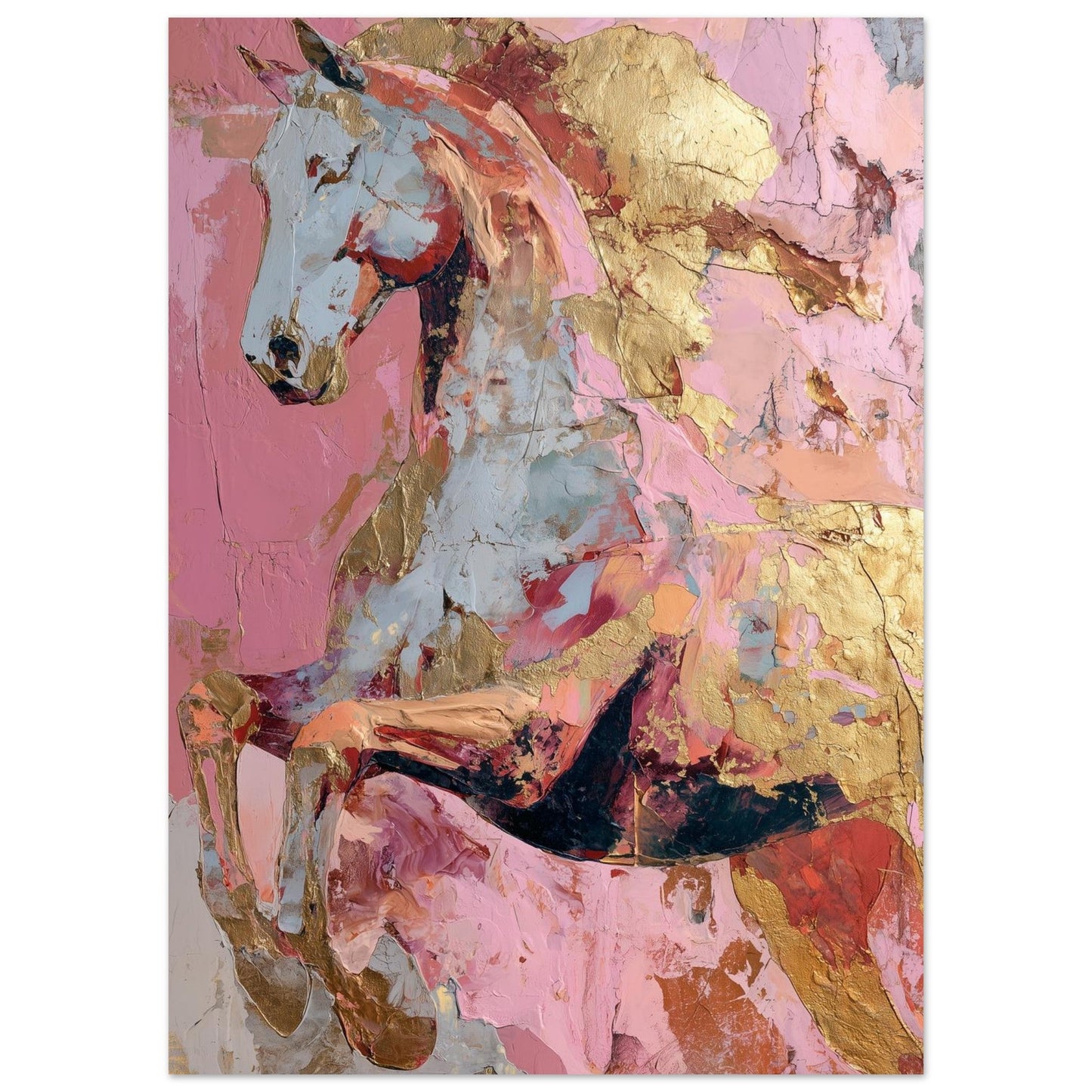 Blush & Gold – Between Strength - Poster