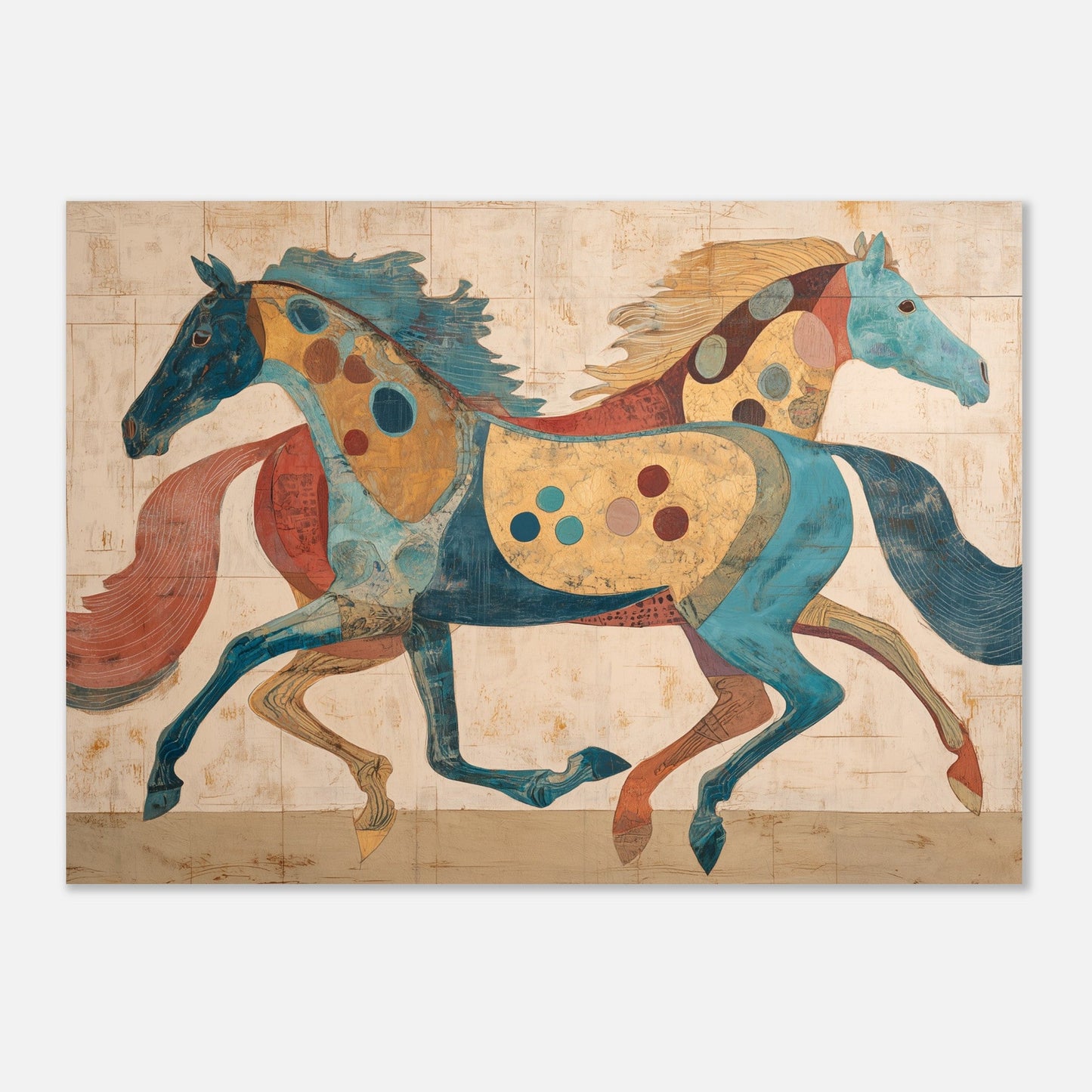 Play – Colorful Horse Art Poster