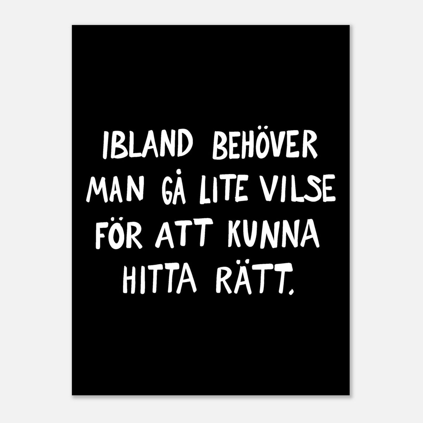 Poster | Gå vilse