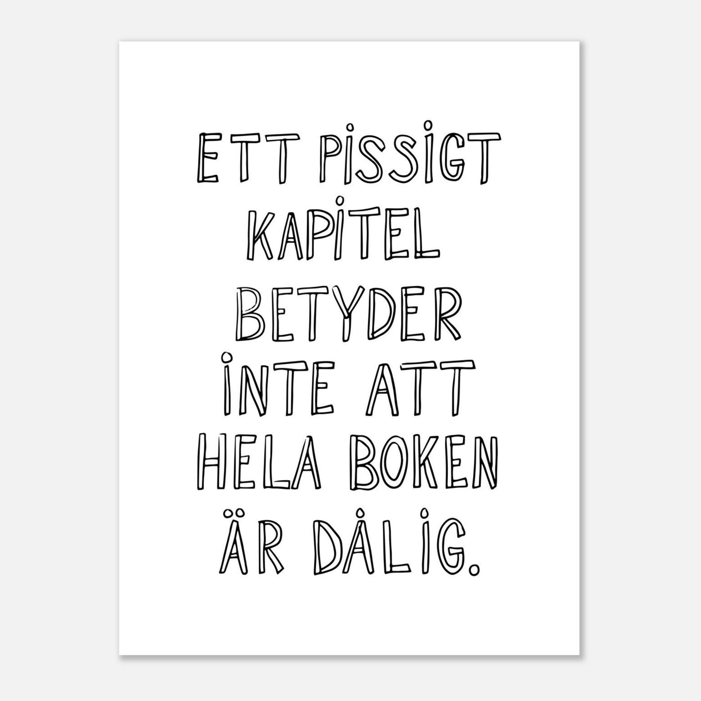 Poster | Ett pissigt kapitel