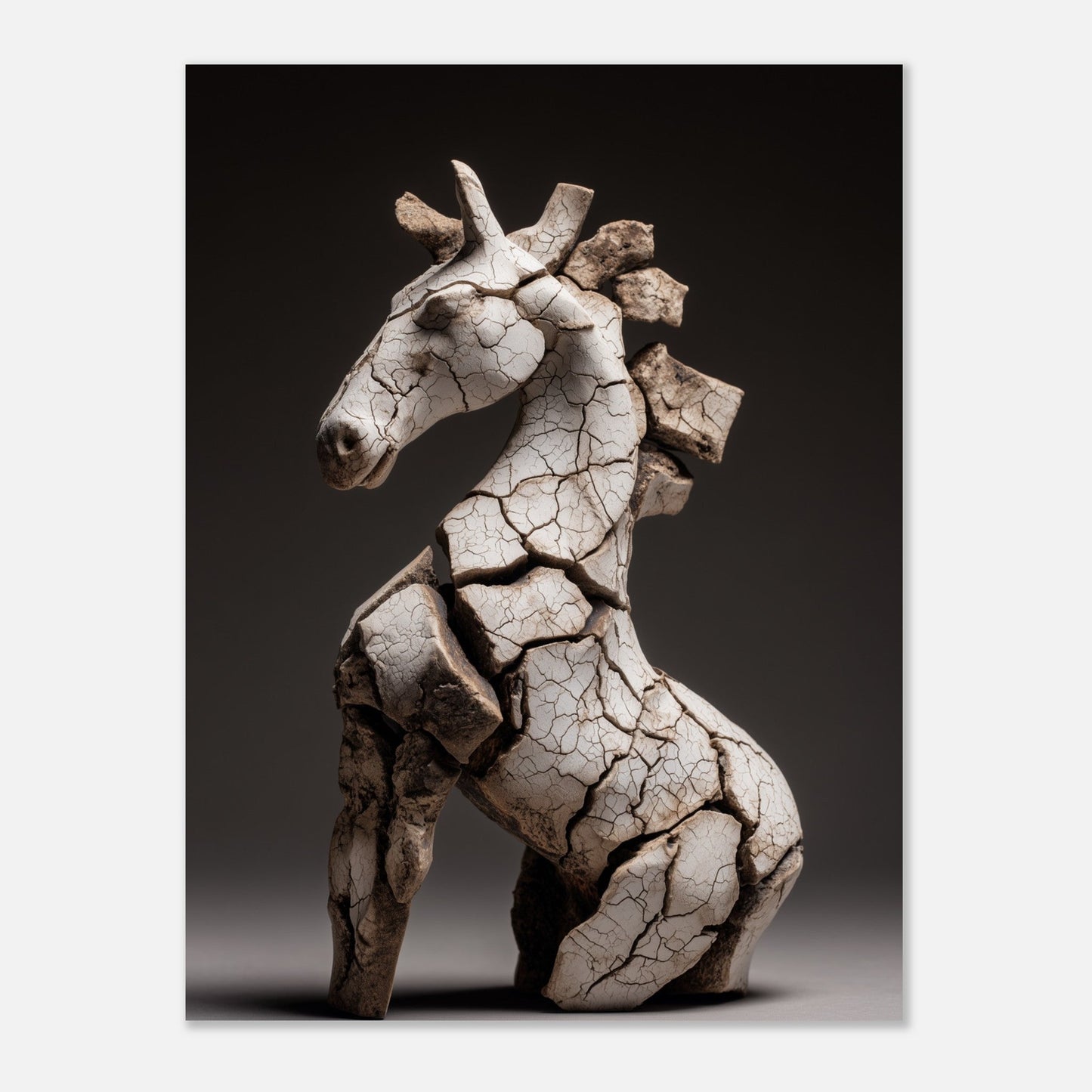 Endurance – Abstract Horse Art Poster