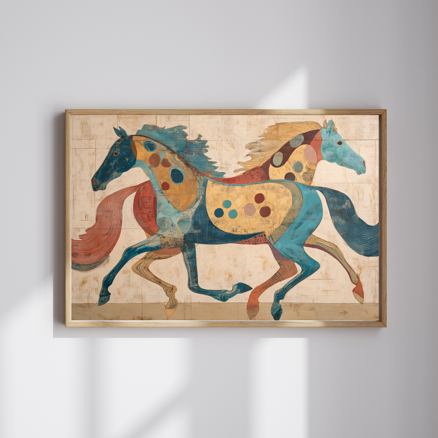 Play – Colorful Horse Art Poster