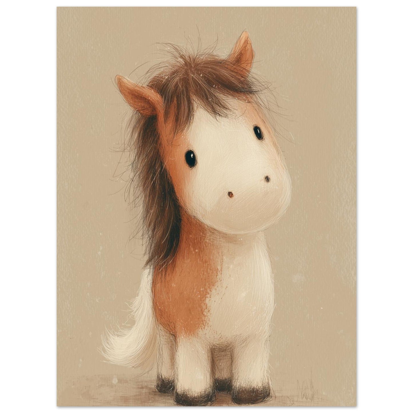 Young Riders - Little Pony - Horse Art Poster