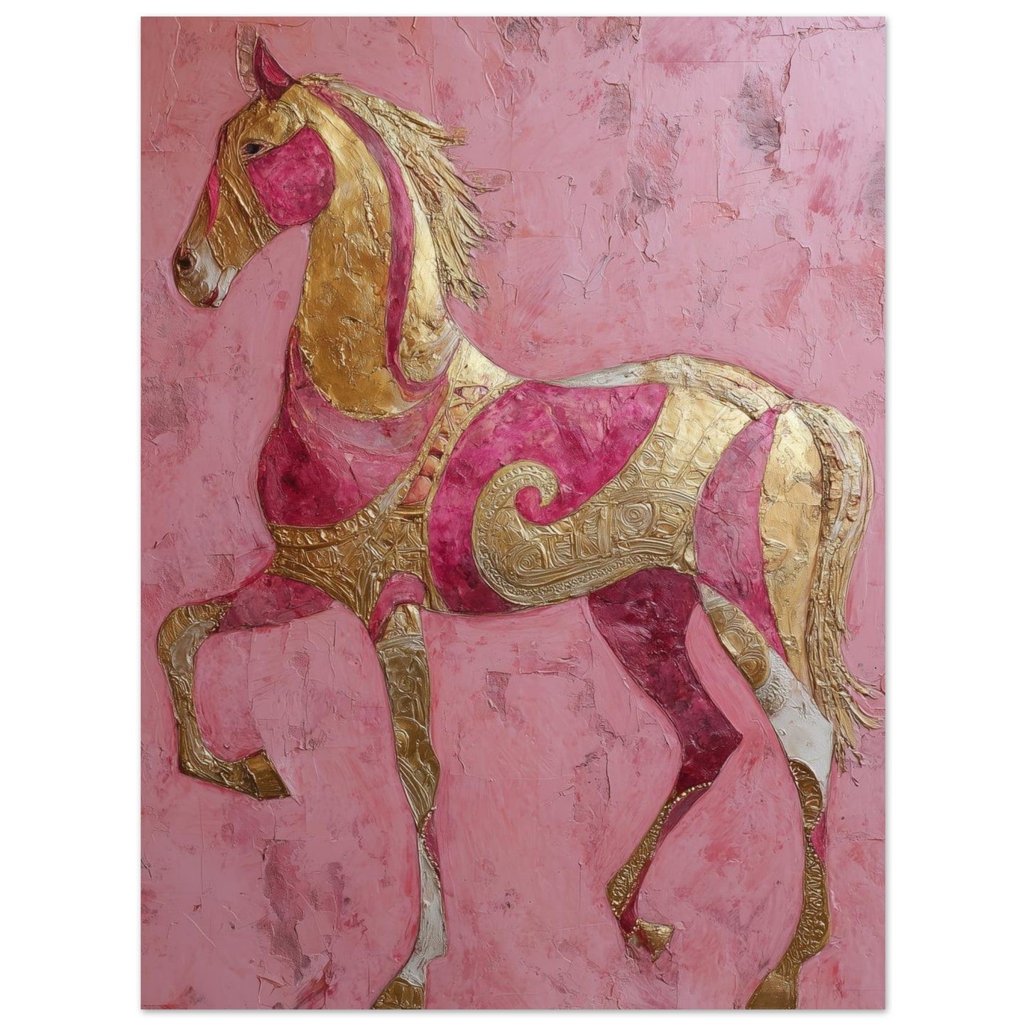Blush & Gold – Rising Quiet - Poster