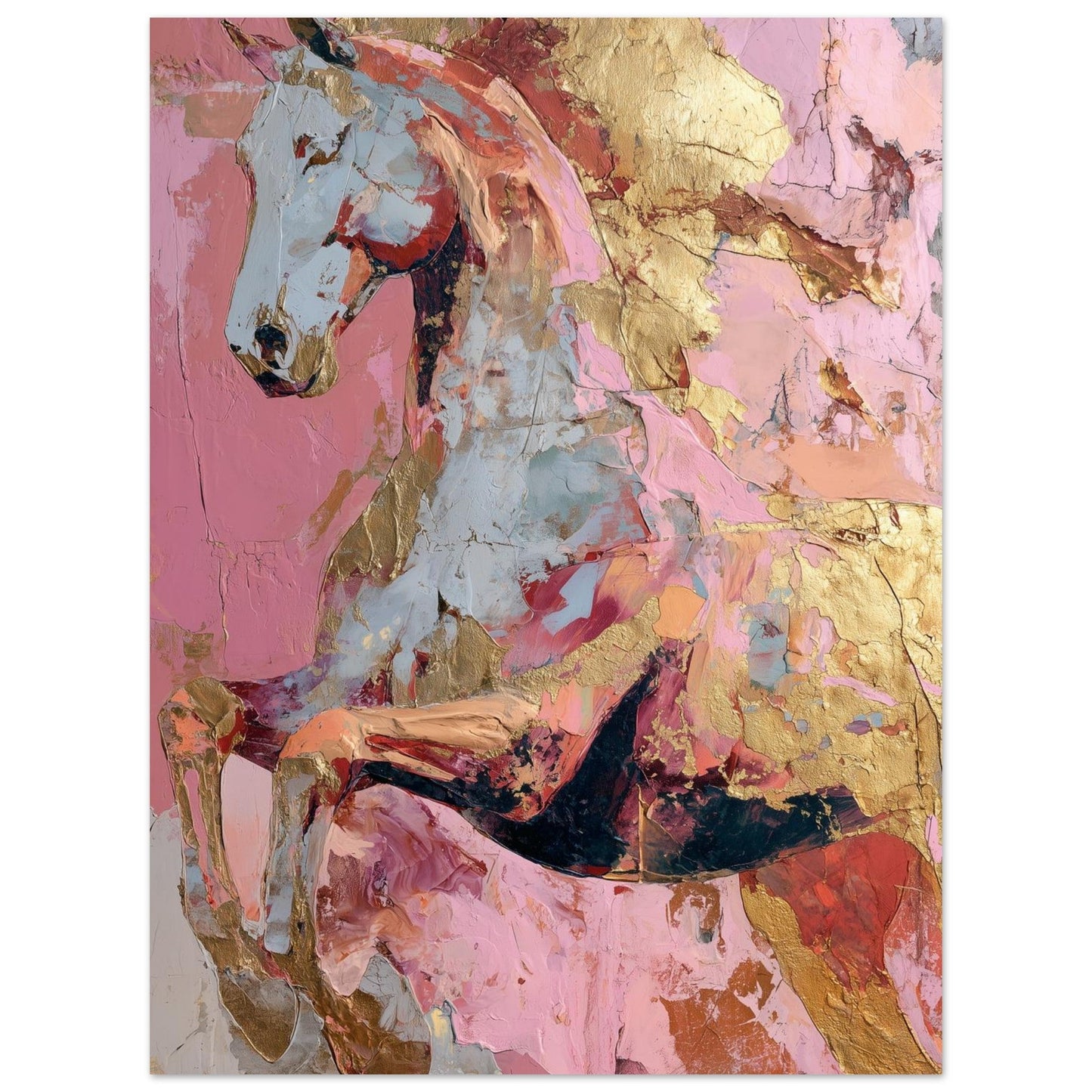 Blush & Gold – Between Strength - Poster