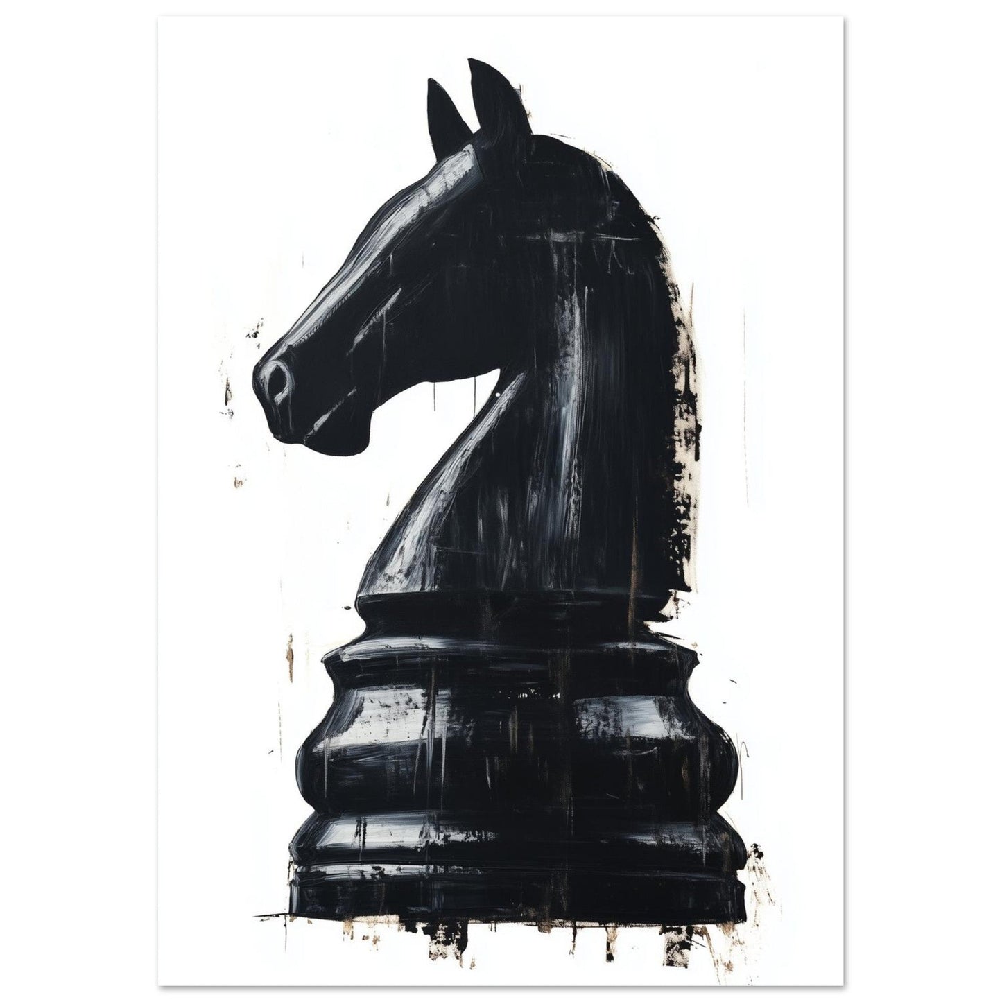 Strategy – Black Horse Art Poster
