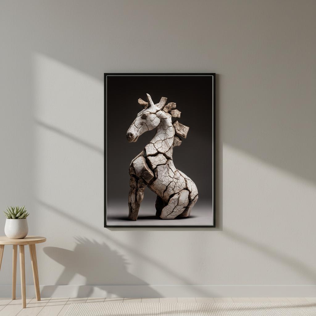 Endurance – Abstract Horse Art Poster