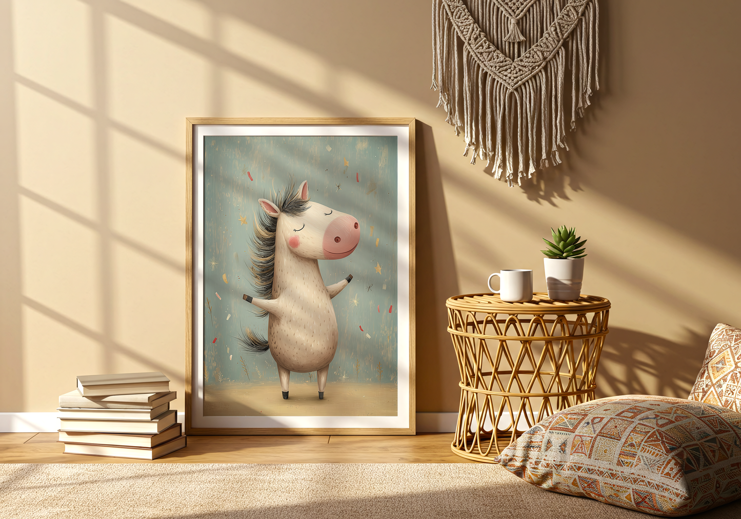 Young Riders - Happy Pony - Horse Art Poster