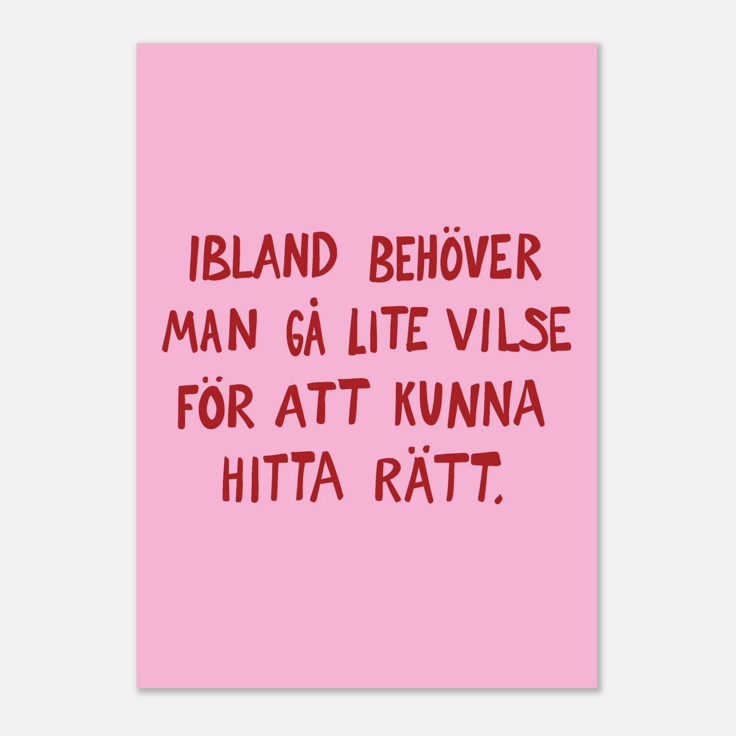 Poster | Gå vilse