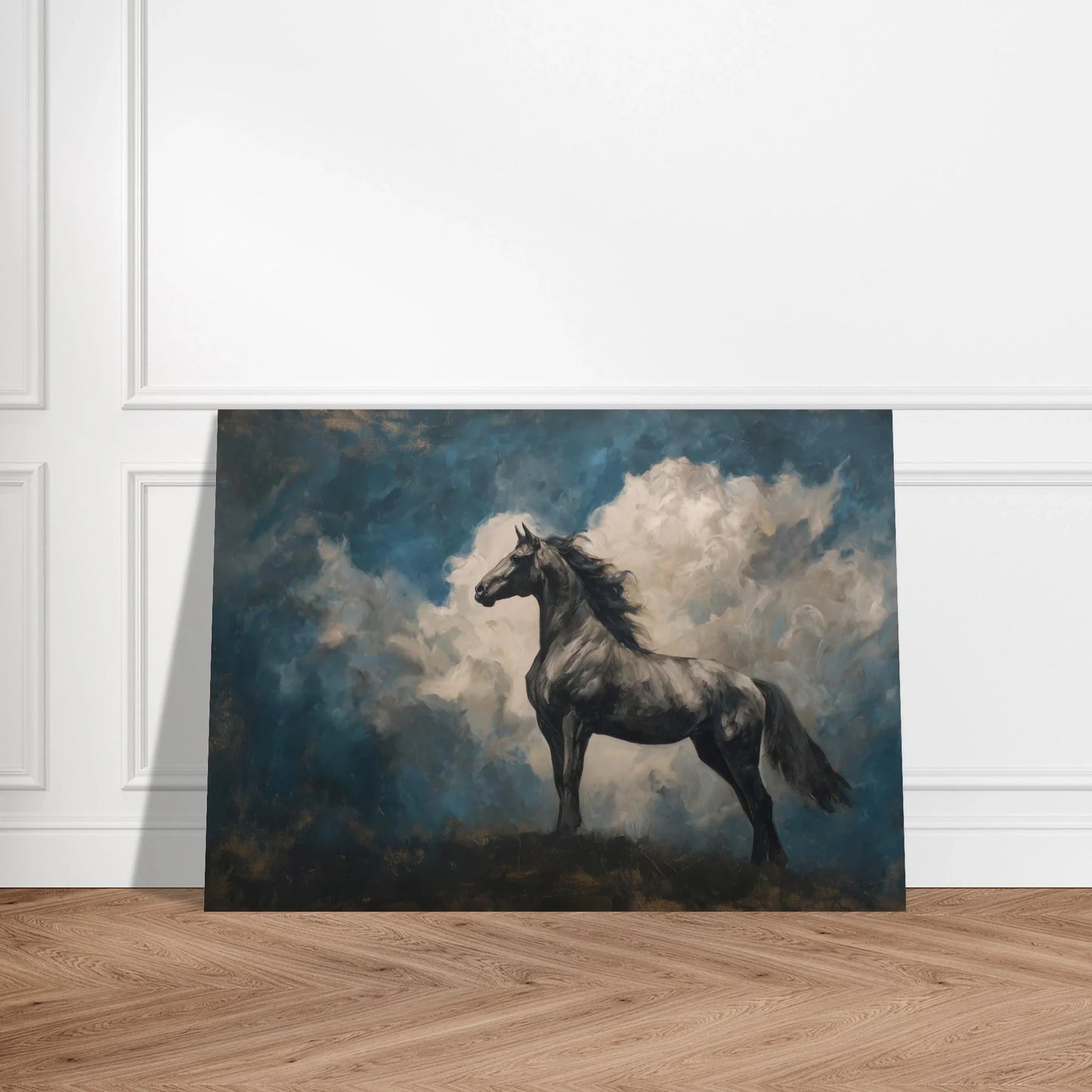 Stormens Väktare - Powerful Horse Art Poster