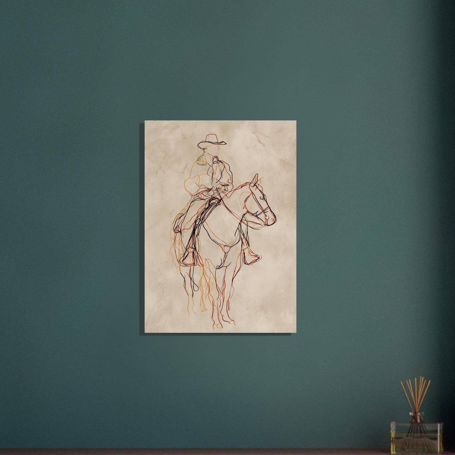 Wild Lines - Minimalist Horse Line Art Poster