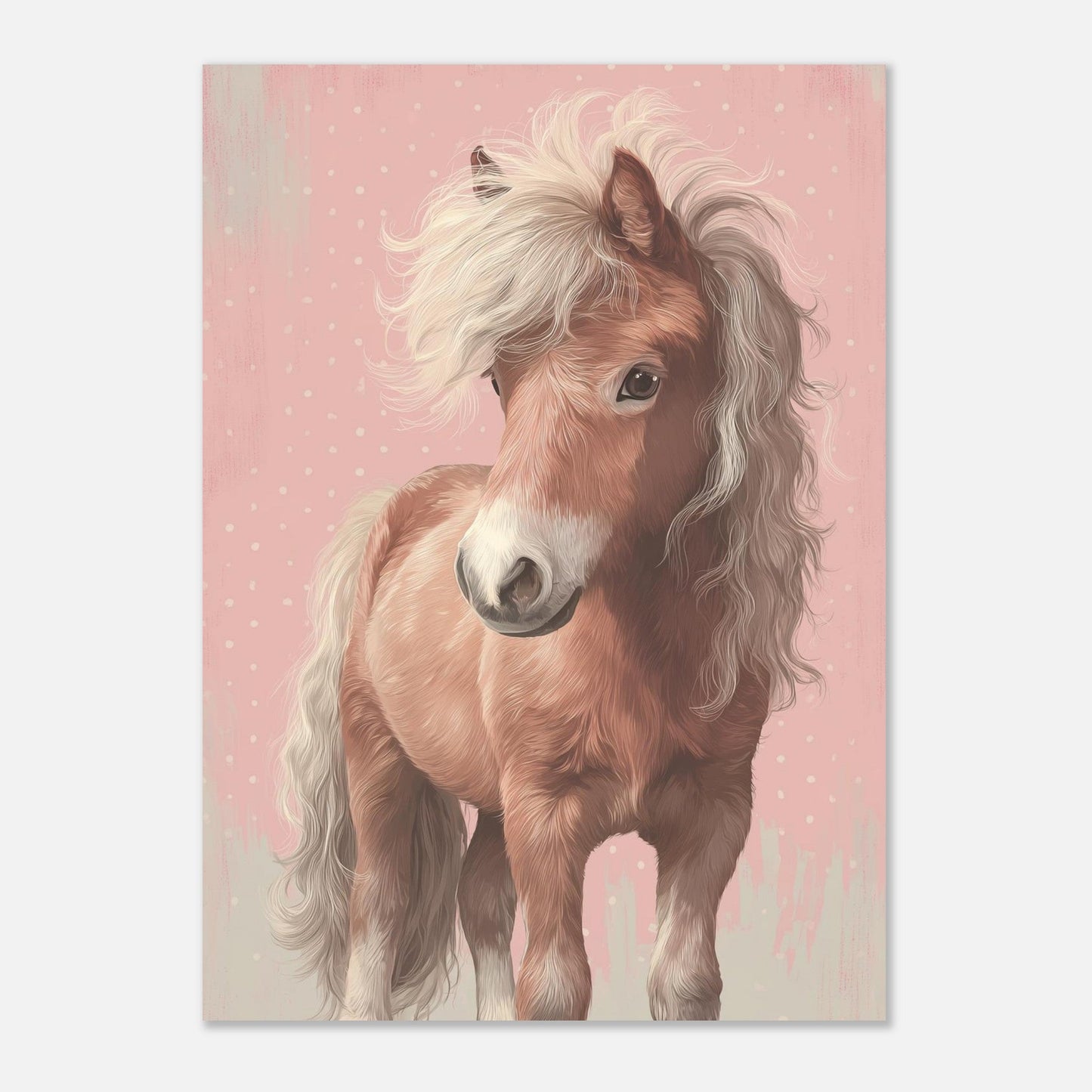 Young Riders - Soft Pony - Horse Art Poster