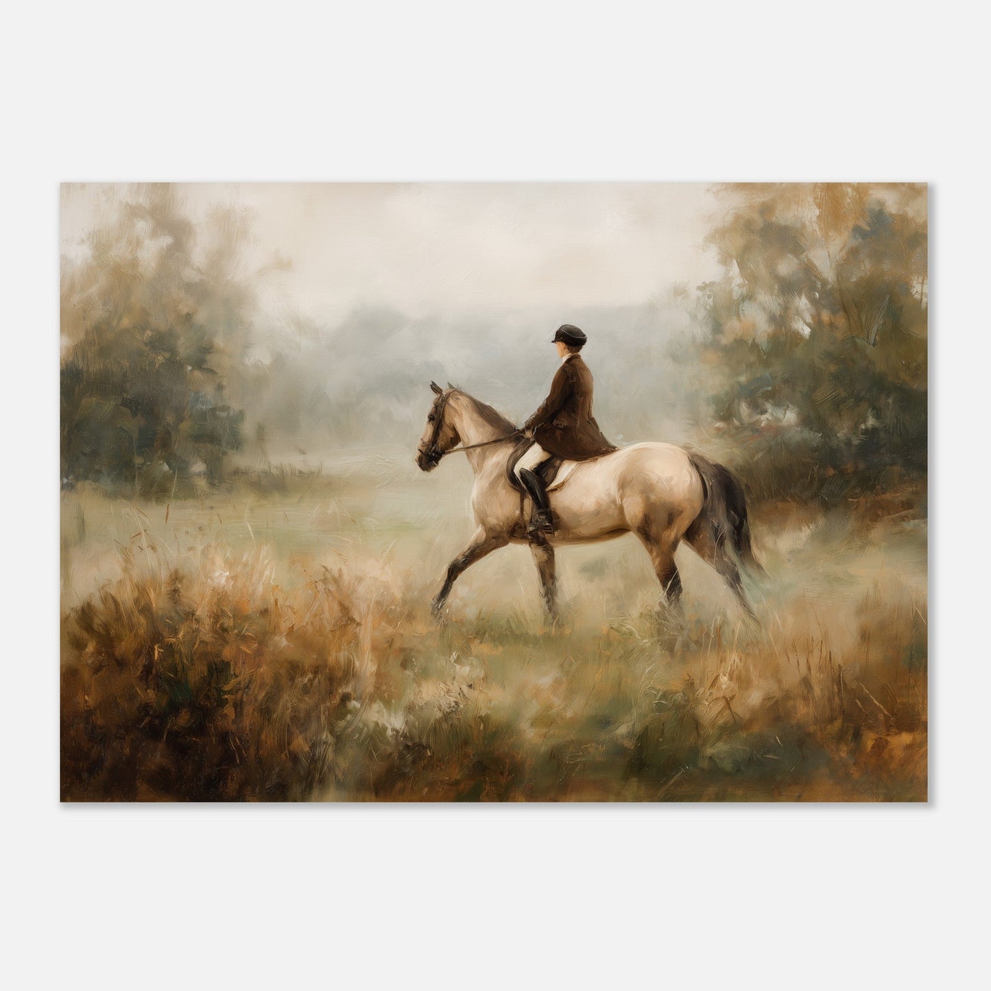 Morgondimman - Horse In Morning Light Art Poster