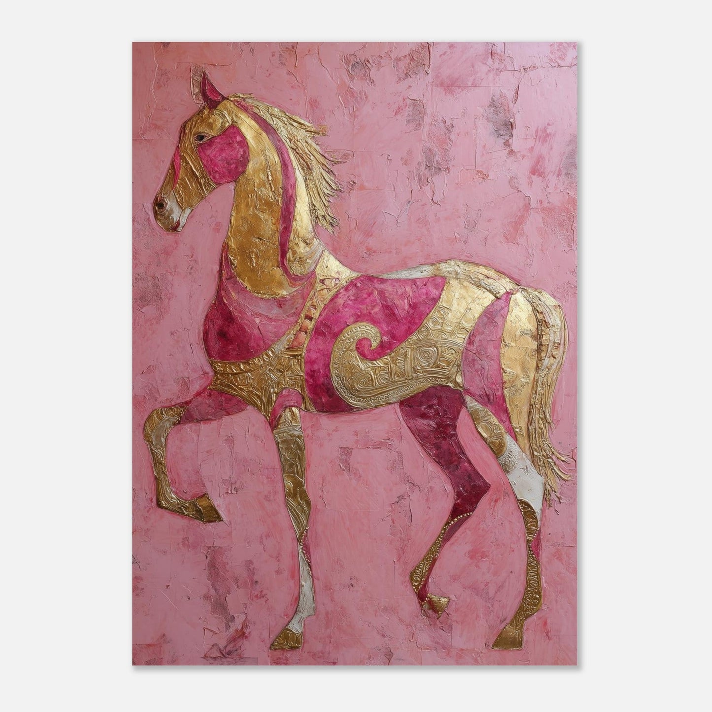 Blush & Gold – Rising Quiet - Poster