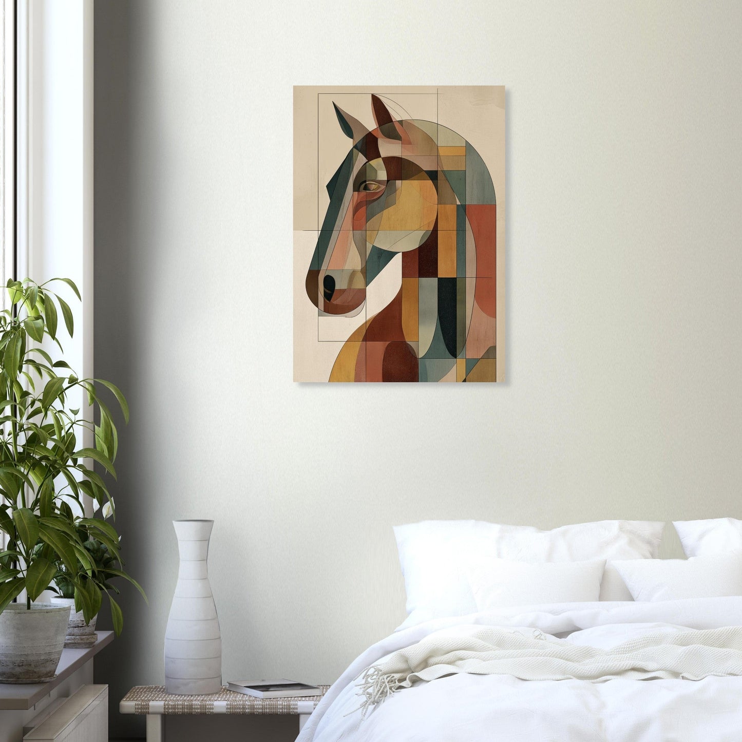 Equine Geometry - Modern Geometic Horse Poster
