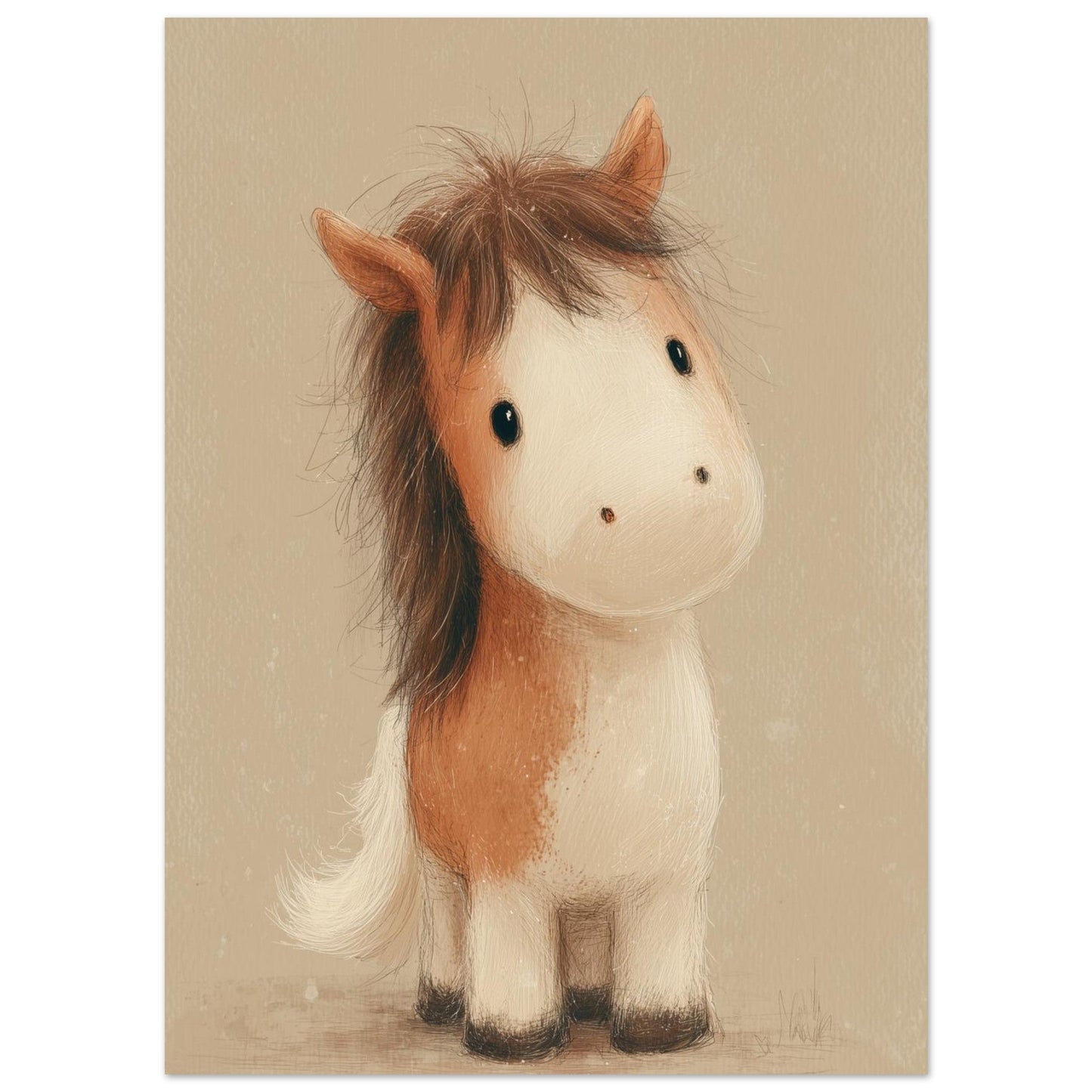 Young Riders - Little Pony - Horse Art Poster