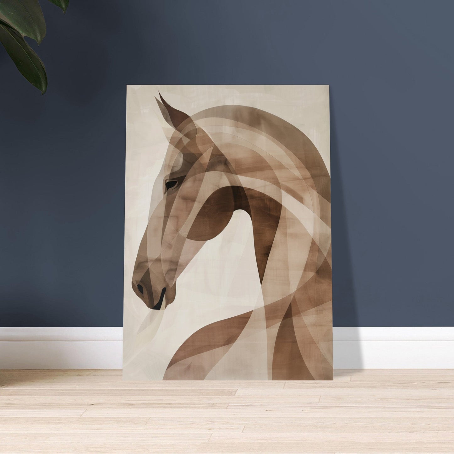 Stillness – Abstract Horse Art Poster