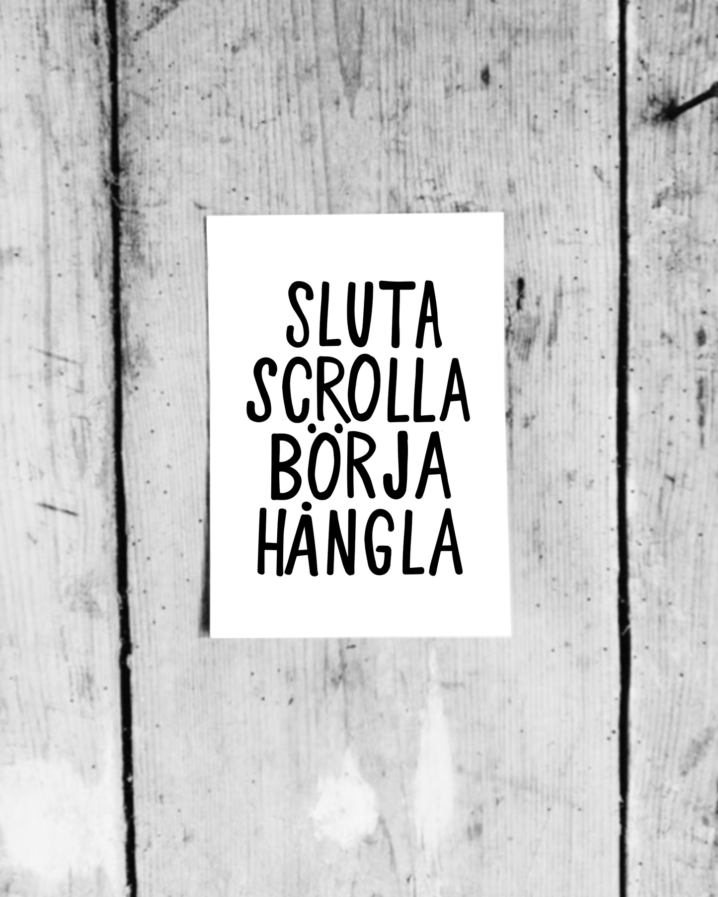 Poster | Sluta scrolla