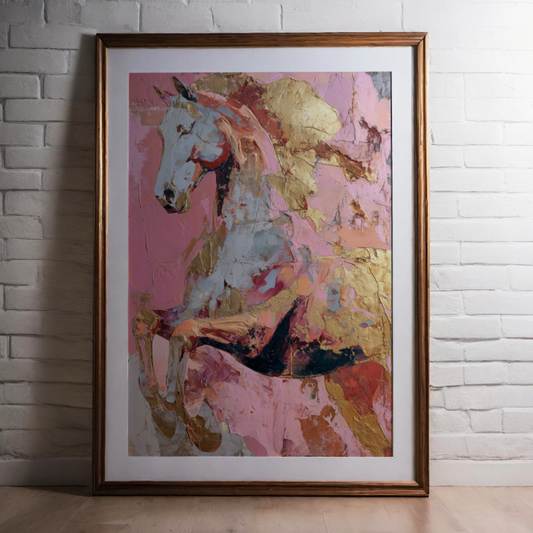 Blush & Gold – Between Strength - Poster