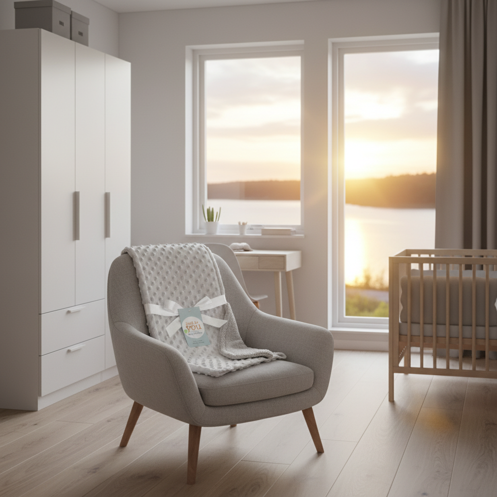 Babyfilt POLAREN – Mjuk och trygg filt för de minsta (76x102cm)