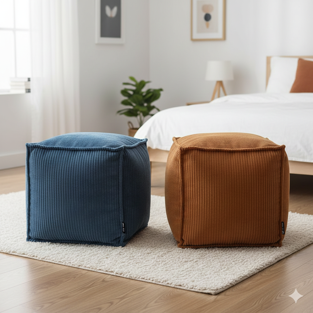 Sittpuff KUBEN – Stilren och mångsidig sittmöbel i modern design