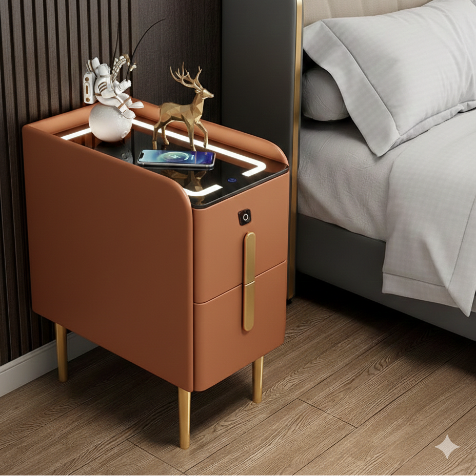 Sängbord NARROW – Smalt och stilrent för mindre utrymmen (30 cm)