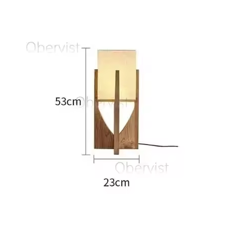 Lampa TRÄFÅNG – Dekorativ bordslampa i naturnära design