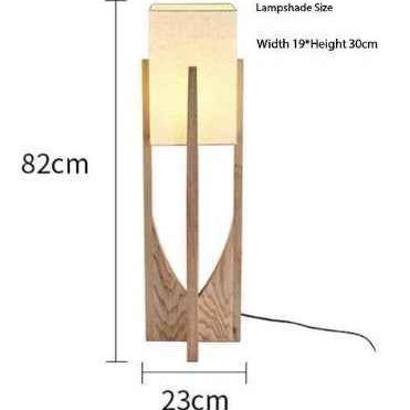 Lampa TRÄFÅNG – Dekorativ bordslampa i naturnära design