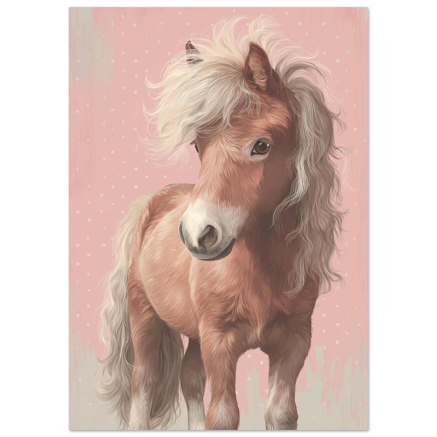 Young Riders - Soft Pony - Horse Art Poster