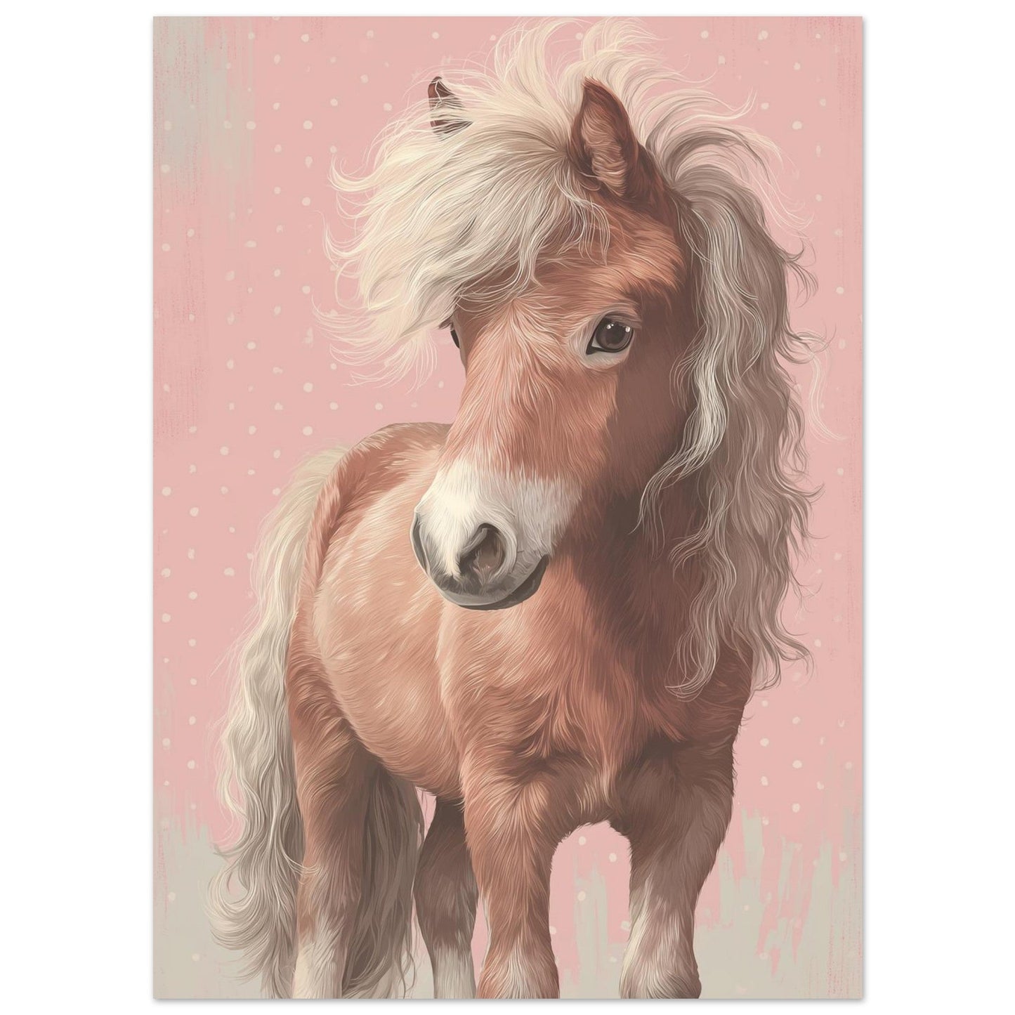 Young Riders - Soft Pony - Horse Art Poster