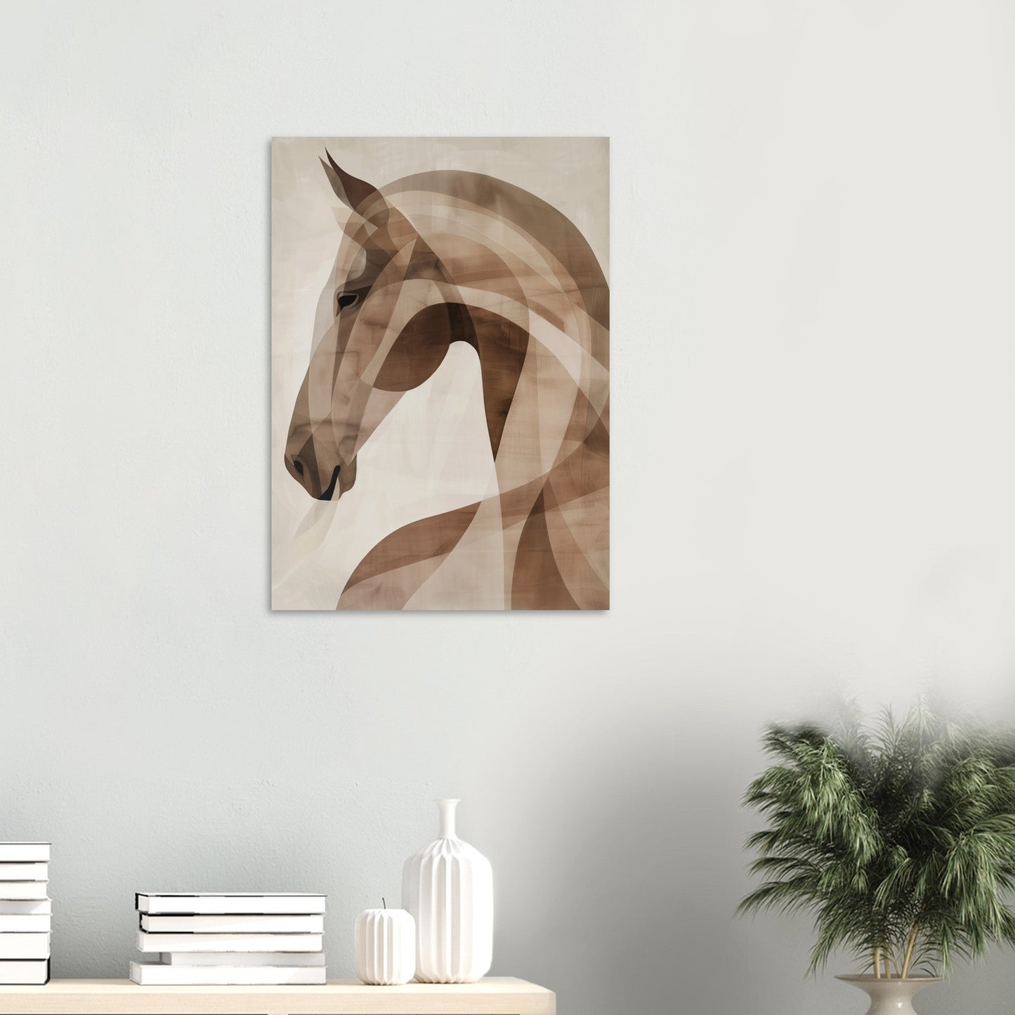 Stillness – Abstract Horse Art Poster