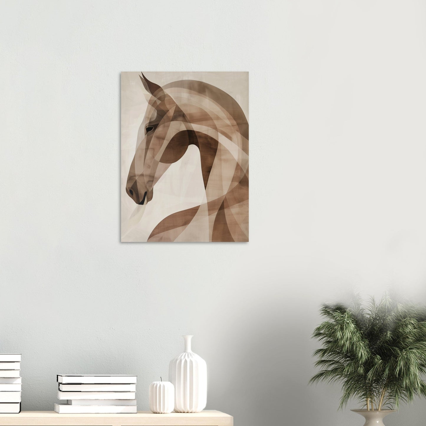Stillness – Abstract Horse Art Poster