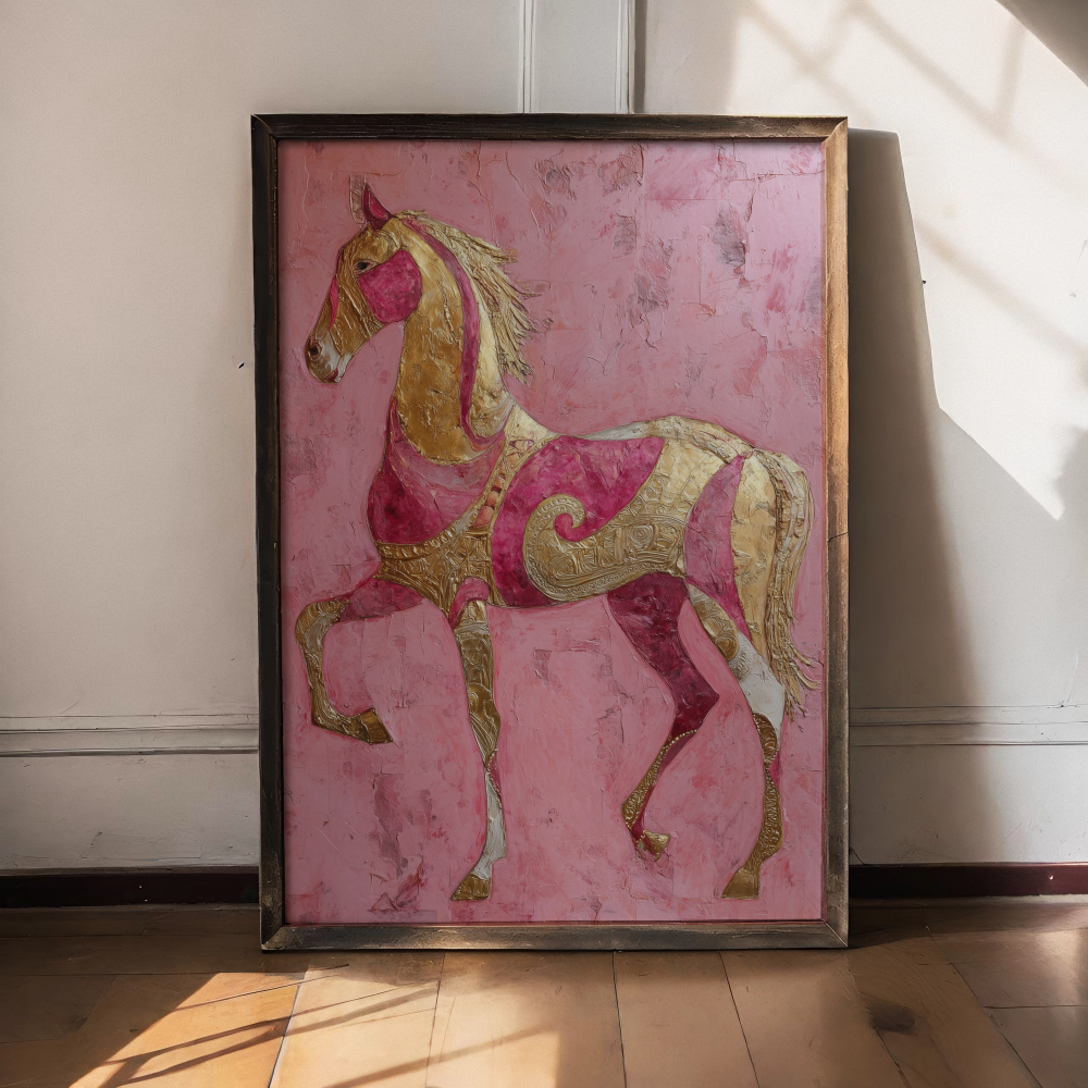Blush & Gold – Rising Quiet - Poster