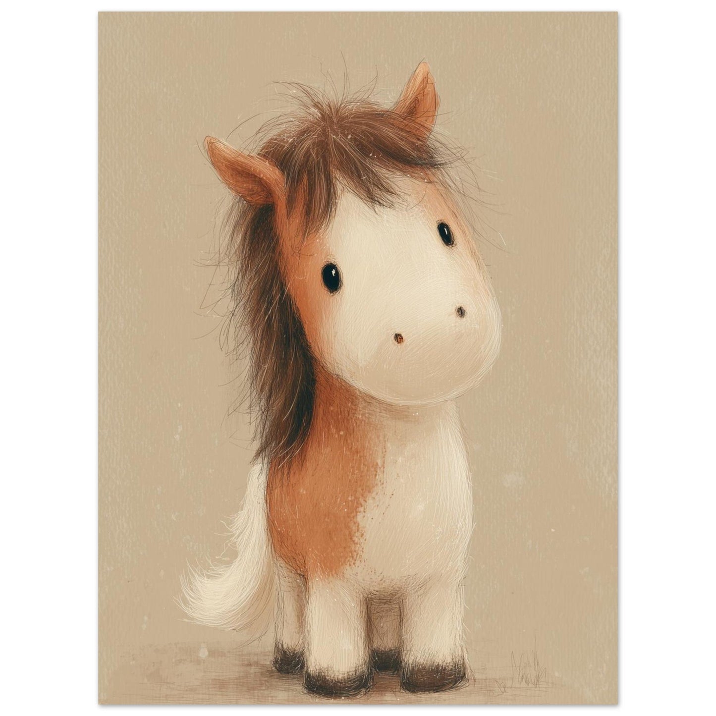 Young Riders - Little Pony - Horse Art Poster