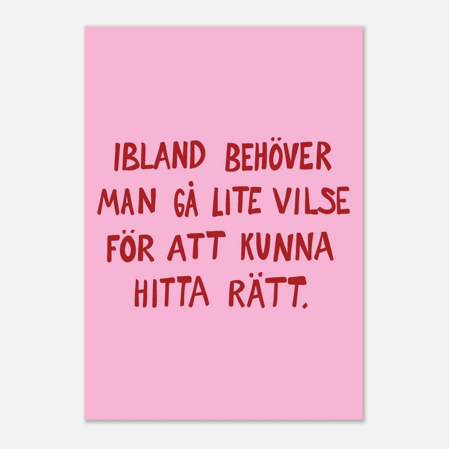 Poster | Gå vilse