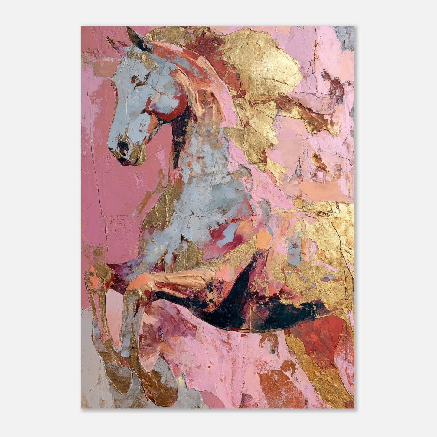 Blush & Gold – Between Strength - Poster
