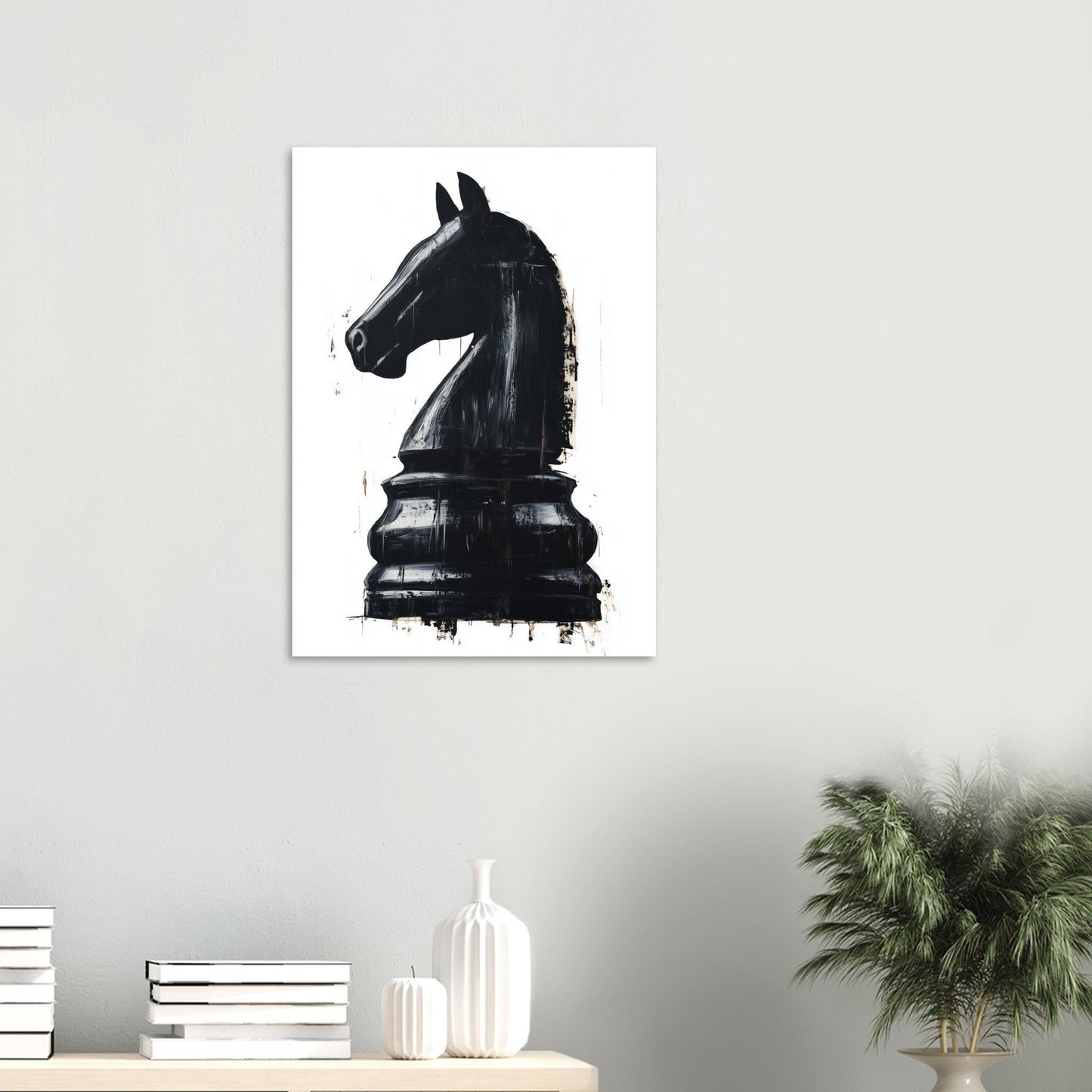 Strategy – Black Horse Art Poster